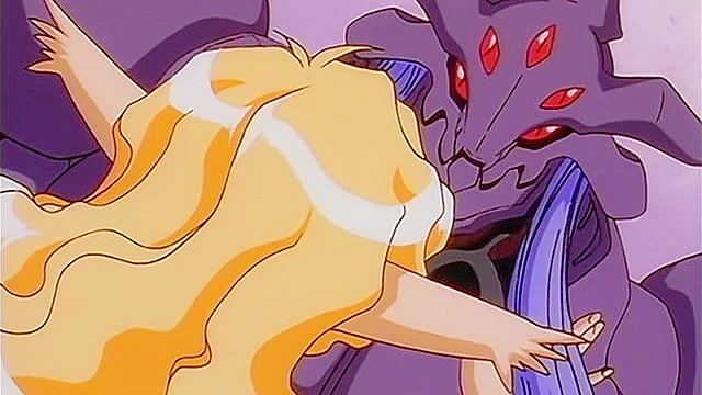 Hentai monster destroys the galaxy after hard orgasm