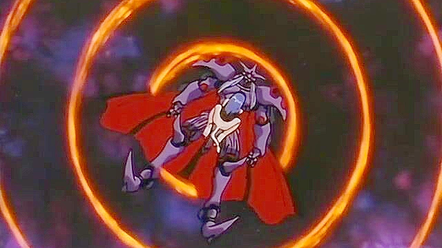 Hentai monster destroys the galaxy after hard orgasm