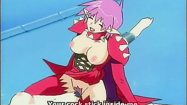 Horny elf turns girl in to futa babe and rides her meaty cock missile
