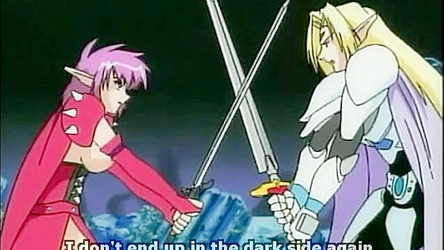 Horny elf turns girl in to futa babe and rides her meaty cock missile