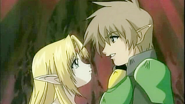 Horny elf turns girl in to futa babe and rides her meaty cock missile