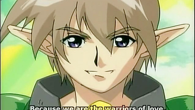 Horny elf turns girl in to futa babe and rides her meaty cock missile