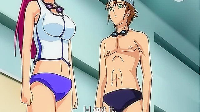 Shiofuki Mermaid - Swim coach fucks one of his big breasted hentai students
