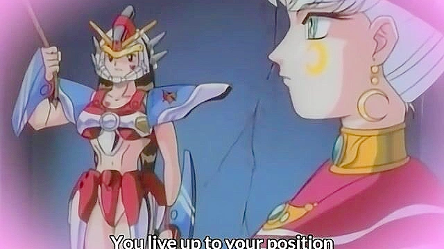 Lunatic Night 3 - Hentai lesbian warriors do battle in huge pussy licking orgy