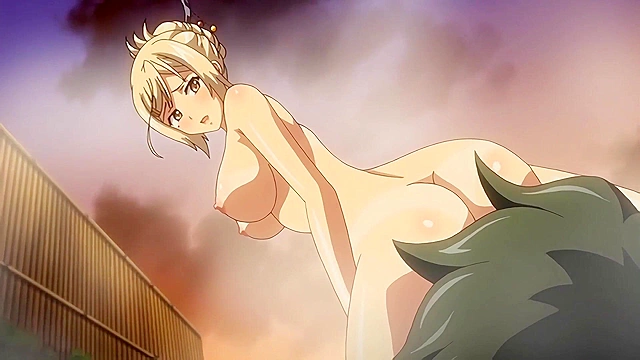 Convenient Sex Friends? 4 - Arahama fucks his busty hentai harem on a public beach