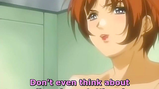 Cute hentai redhead gets her ankles pinned to her ears and takes a deep fuck in cunt