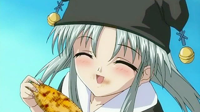 Wet Summer Days 3 - Petite anime teen gives a tender blowjob in outdoor spring