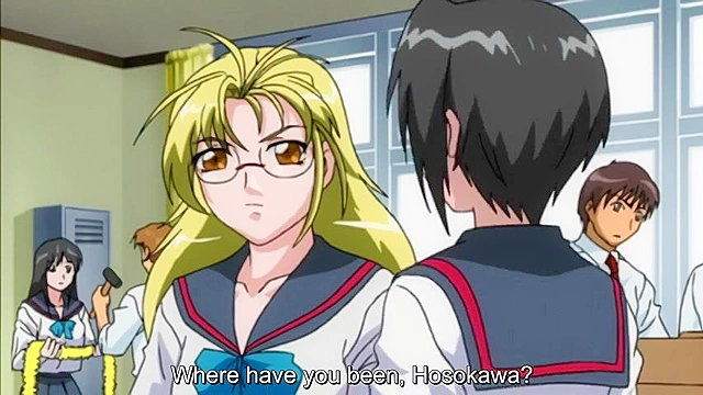 Black Gate: School of Adultery 1 - Hentai lesbian schoolgirls have sex