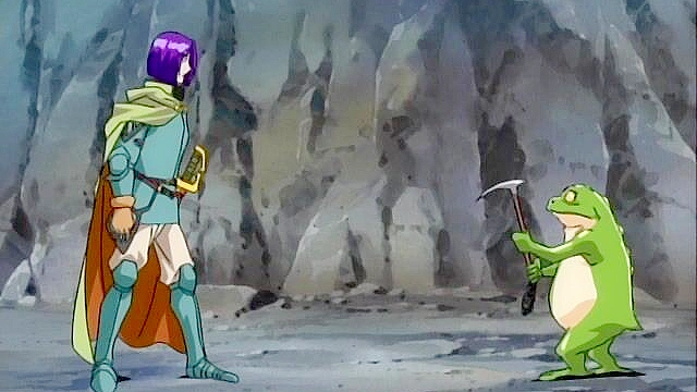 Words Worth Gaiden 1 - Horse man licks the pussy of tied up anime warrior girl