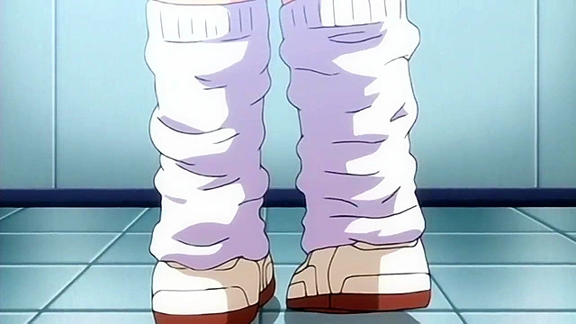 Dirty boy is caught peeping on girls locker and is made to fuck older women