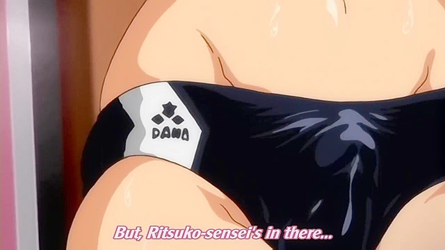 Dirty boy is caught peeping on girls locker and is made to fuck older women