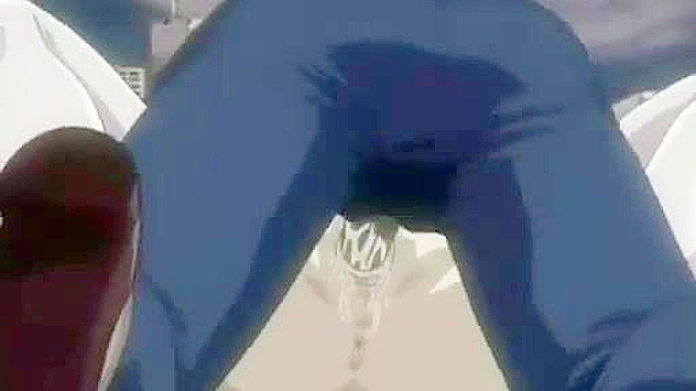 Menu XXL 3 - Burger shop manager bangs anime teen employee in bathroom