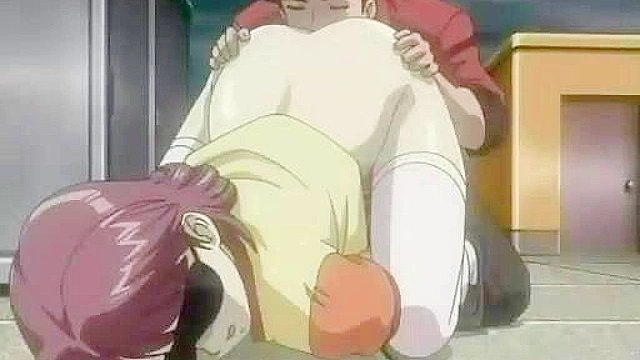 Menu XXL 3 - Burger shop manager bangs anime teen employee in bathroom