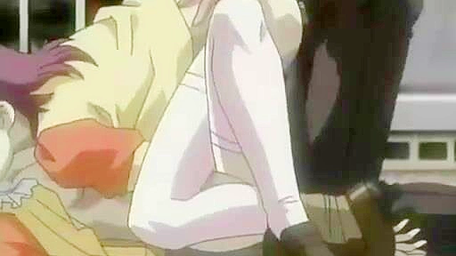 Menu XXL 3 - Burger shop manager bangs anime teen employee in bathroom