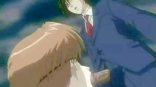 Menu XXL 3 - Burger shop manager bangs anime teen employee in bathroom