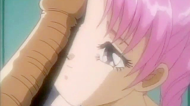 Cool Devices 3 - Blonde anime girl with glasses creampied in bathroom