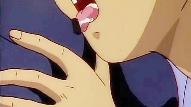 Cool Devices 3 - Blonde anime girl with glasses creampied in bathroom