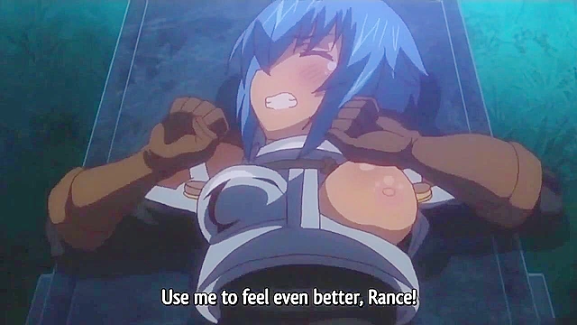 Rance Quest for Hikari 2 - Cute anime teenie fucked on park swing