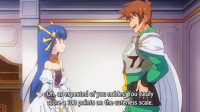 Rance Quest for Hikari 2 - Cute anime teenie fucked on park swing