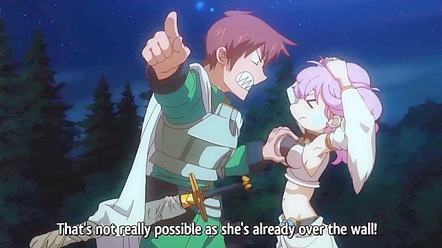 Rance Quest for Hikari 2 - Cute anime teenie fucked on park swing