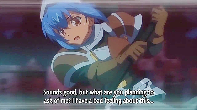 Rance Quest for Hikari 2 - Cute anime teenie fucked on park swing