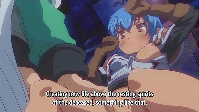 Rance Quest for Hikari 2 - Cute anime teenie fucked on park swing