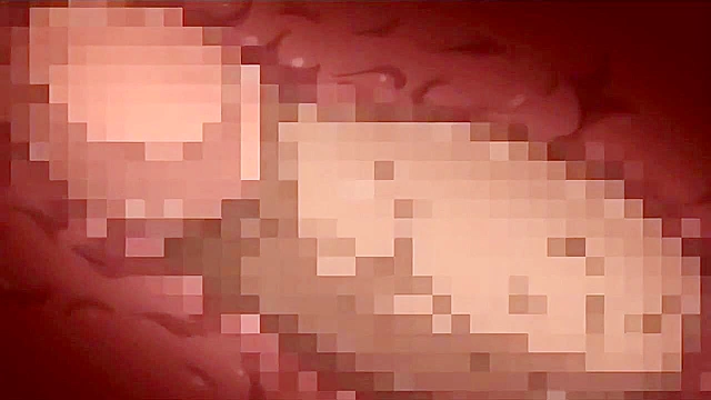 Dirty hentai schoolgirl fucks her sensei in the library while teen watches