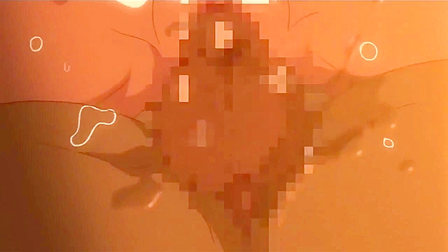 Dirty hentai schoolgirl fucks her sensei in the library while teen watches