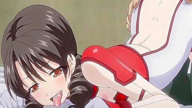 Little Landlady 4 - Naughty anime landlord lady fucks in flight uniform