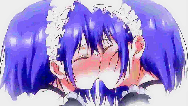 Love Me: Kaede to Suzu 1 - Hentai schoolgirl twins in maid outfits get fucked in school bathroom