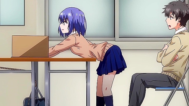 Love Me: Kaede to Suzu 1 - Hentai schoolgirl twins in maid outfits get fucked in school bathroom