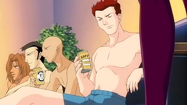 Blackmailed 3 - Busty hentai schoolgirls get doggy fucked in the bathroom