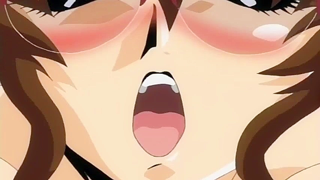 Blackmailed 3 - Busty hentai schoolgirls get doggy fucked in the bathroom