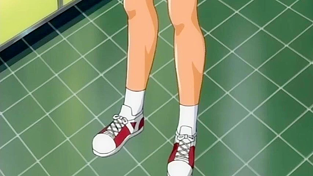 Blackmailed 3 - Busty hentai schoolgirls get doggy fucked in the bathroom