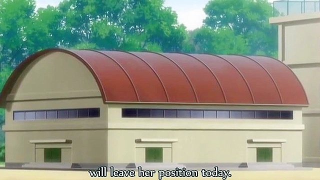 Hentai schoolgirl watches while her friend is gangbanged in all holes