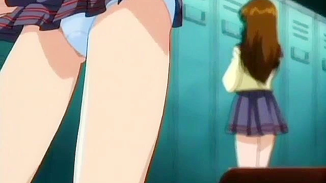 Momiji 2 - Petite anime schoolgirl gets fucked in school locker room