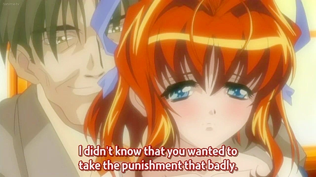 Last Train to Gropesville 1 - Anime teen redhead watches while girls get fucked on train