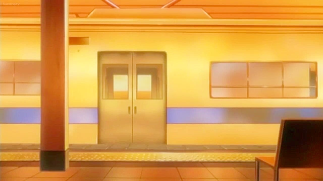 Last Train to Gropesville 1 - Anime teen redhead watches while girls get fucked on train