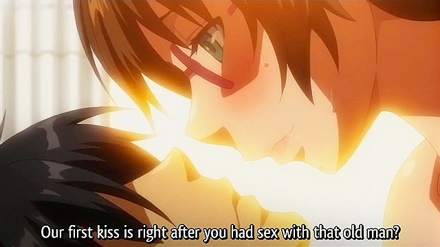 Dirty hentai schoolgirl fucks old man and then wants more fucking from boyfriend