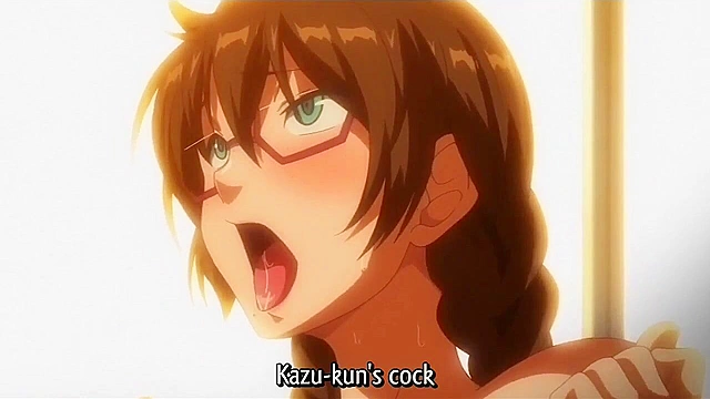 Dirty hentai schoolgirl fucks old man and then wants more fucking from boyfriend