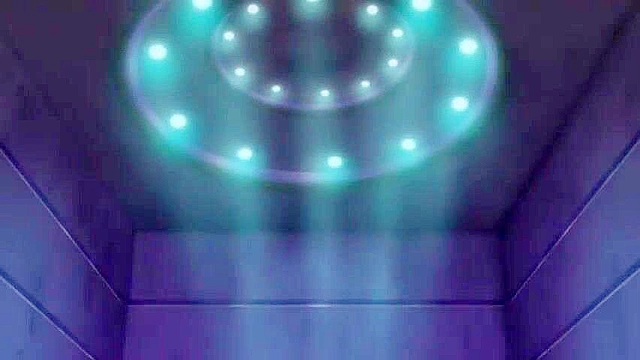 Aliens sell a human female virgin as a sex slave and gang fuck her mouth