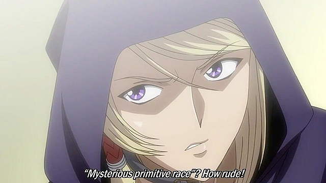 Aliens sell a human female virgin as a sex slave and gang fuck her mouth