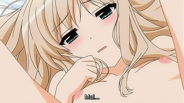 A Kiss for the Petals - Petite schoolgirls with small tits have erotic lesbian anime sex