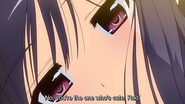 A Kiss for the Petals - Petite schoolgirls with small tits have erotic lesbian anime sex