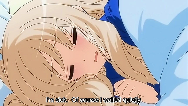 A Kiss for the Petals - Petite schoolgirls with small tits have erotic lesbian anime sex