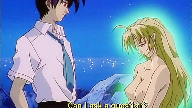 Yu-No 4 - Topless elf fantasy girl must save the world with bare titties