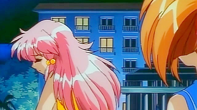 Pia Carrot 1 ep3 - Yusuke has sex with one of his anime harem waitress girls on the beach