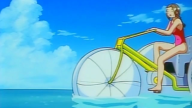 Pia Carrot 1 ep3 - Yusuke has sex with one of his anime harem waitress girls on the beach