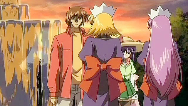 Momiji 3 - Winner of schoolgirl lesbian pussy licking contest gets to fuck master