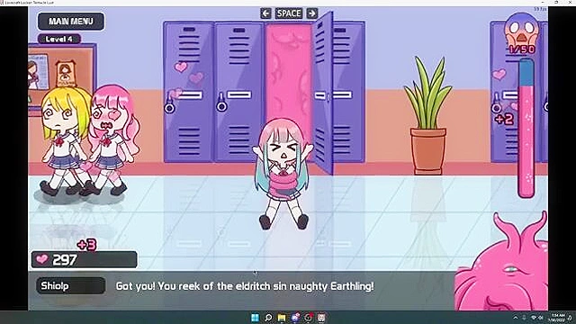 Lovecraft Locker: Tentacle Lust is a casual strategy adult game